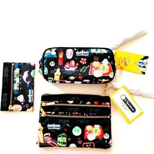 (NWT) LESPORTSAC Hong Kong Limited Edition Coin Purse Card Wallet Travel Bag